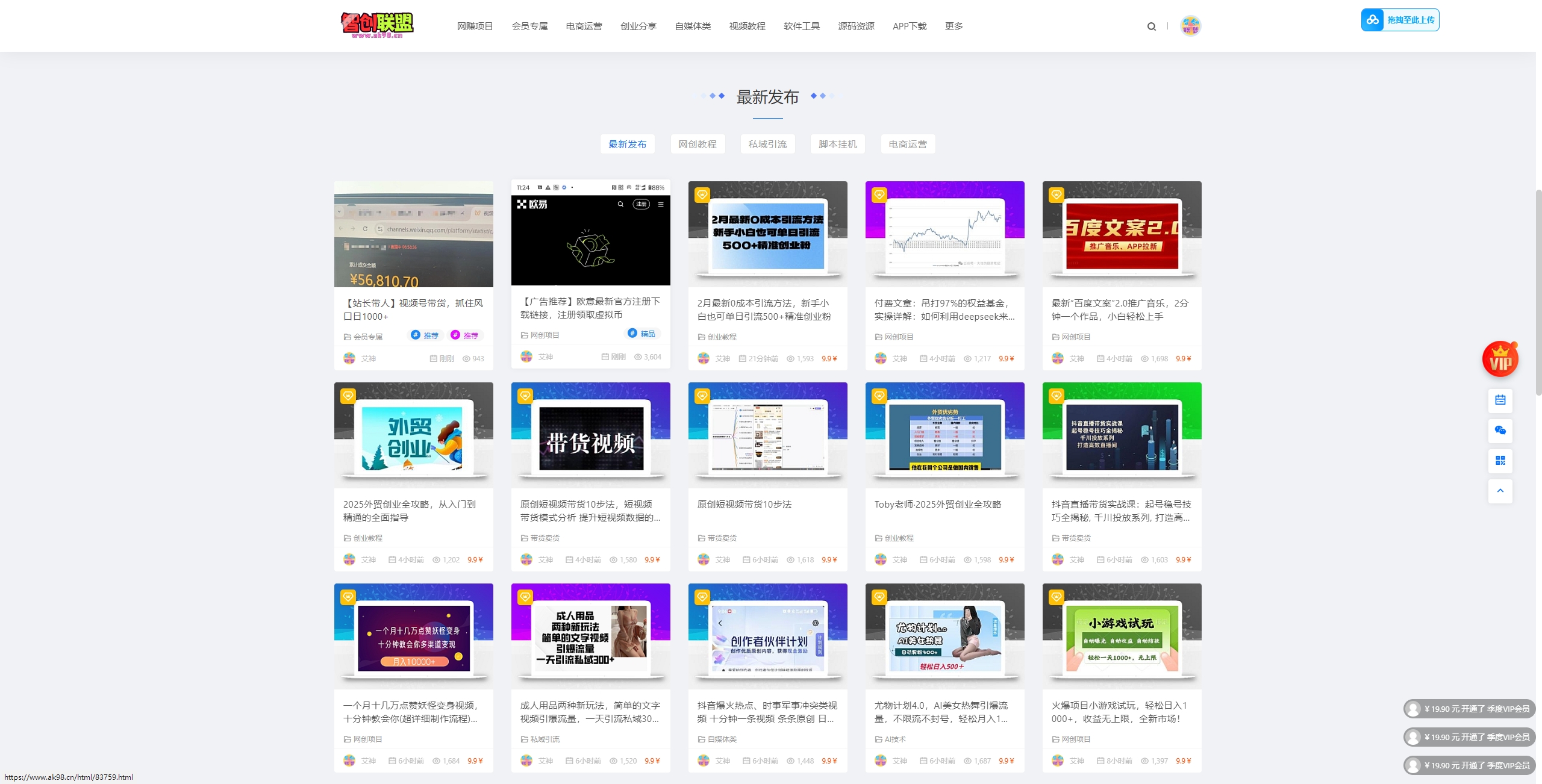 图片[2]-最新搭建仿智创联盟（总裁破解模板），附破解可用源码+搭建教程+采集资源-随风去-396资源