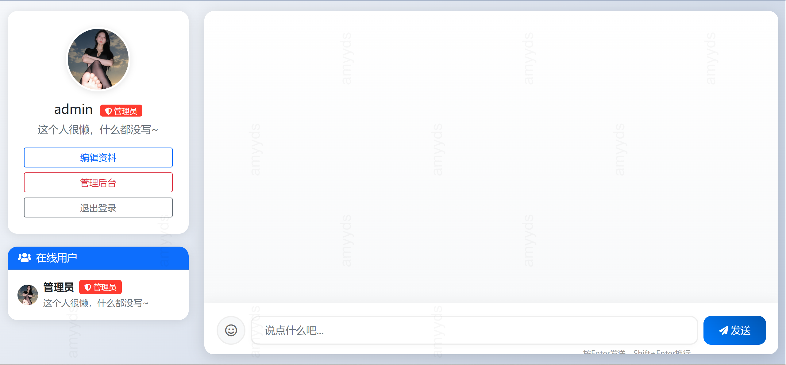 PHP在线聊天系统-随风去-396资源